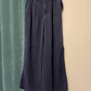 aerie Charcoal Straight-Leg Pants